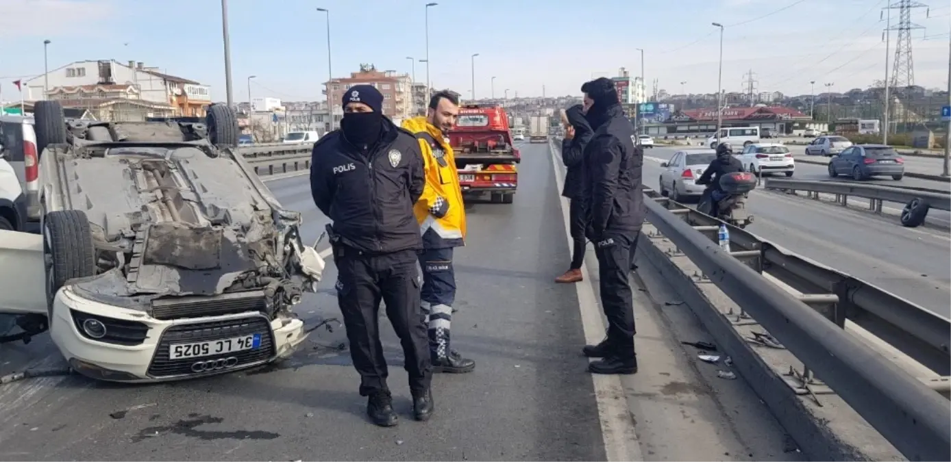 Kuşa Çarpmamak İçin Manevra Yaptı, Araç Takla Attı