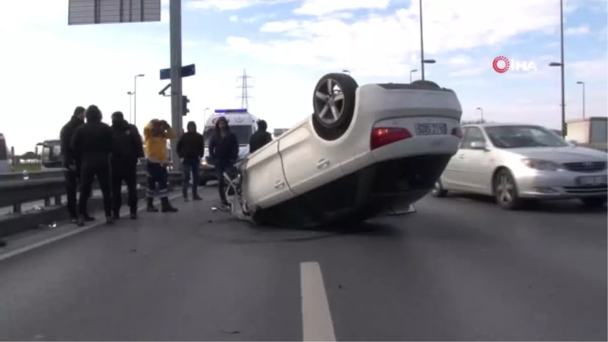 Martıya Çarpmamak İçin Manevra Yapınca Takla Attı