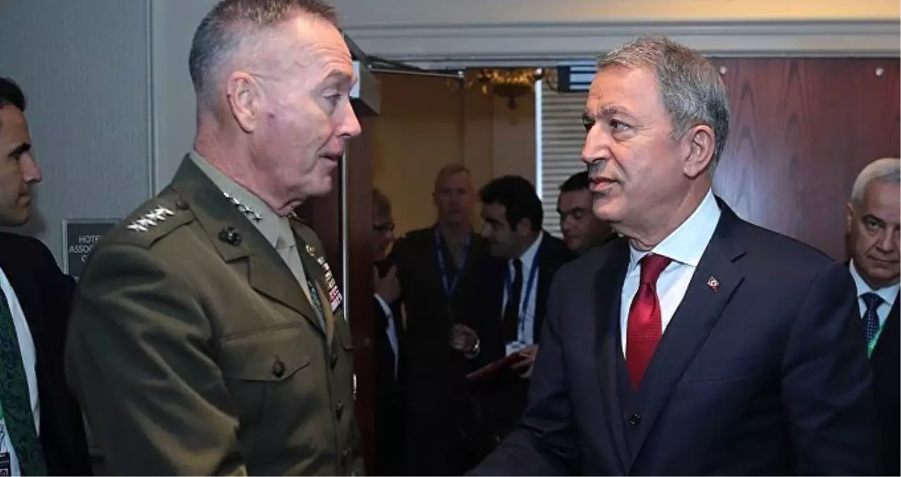 Milli Savunma Bakanı Hulusi Akar, Orgeneral Joseph Dunford Görüştü