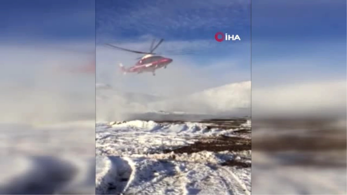 73 Yaşındaki Hasta Ambulans Helikopterle Kurtarıldı