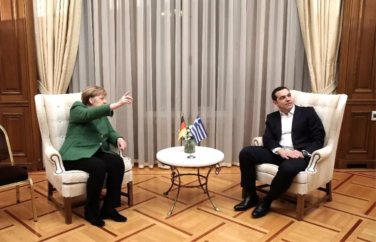 Almanya Başbakanı Angela Merkel Atina\'da