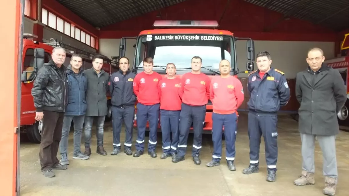 Burhaniye\'de Sami Yörüker İtfaiye Grup Amiri Oldu