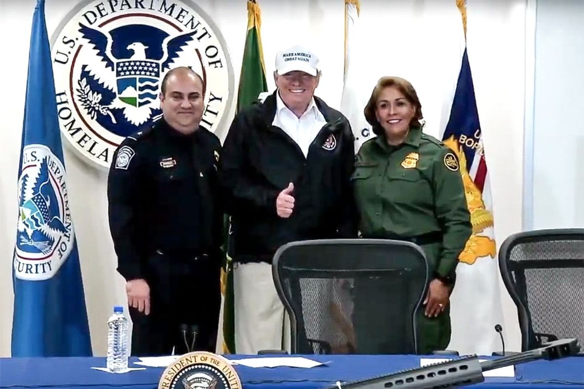 ABD Başkanı Trump, Meksika Sınırında