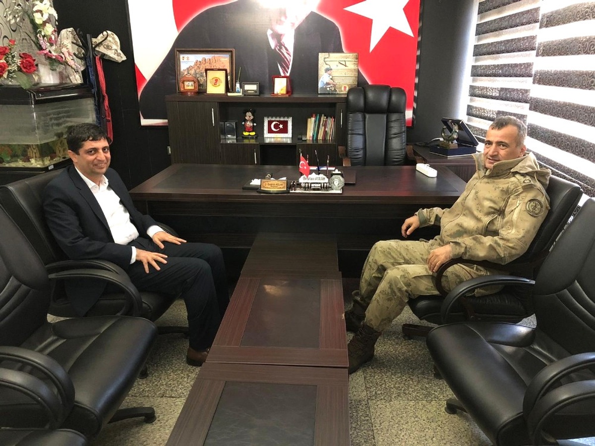 Albay Atasoy Başkan Aslan ile Bir Araya Geldi
