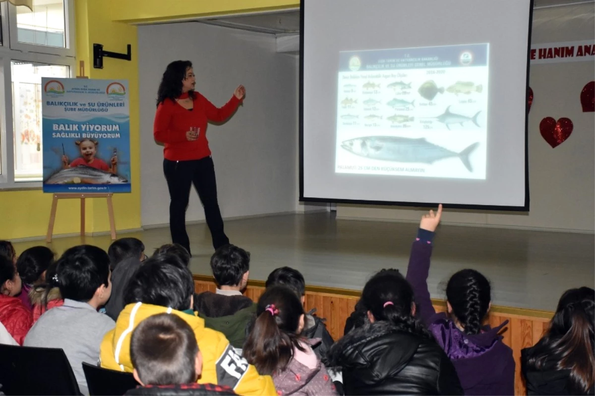 Aydın\'da Öğrencilere Balık Tüketmenin Faydaları Anlatıldı