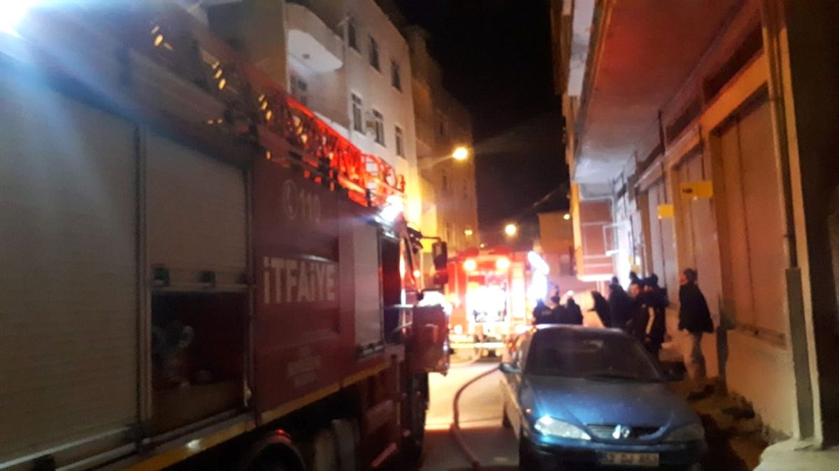Fatsa\'da Ev Yangını