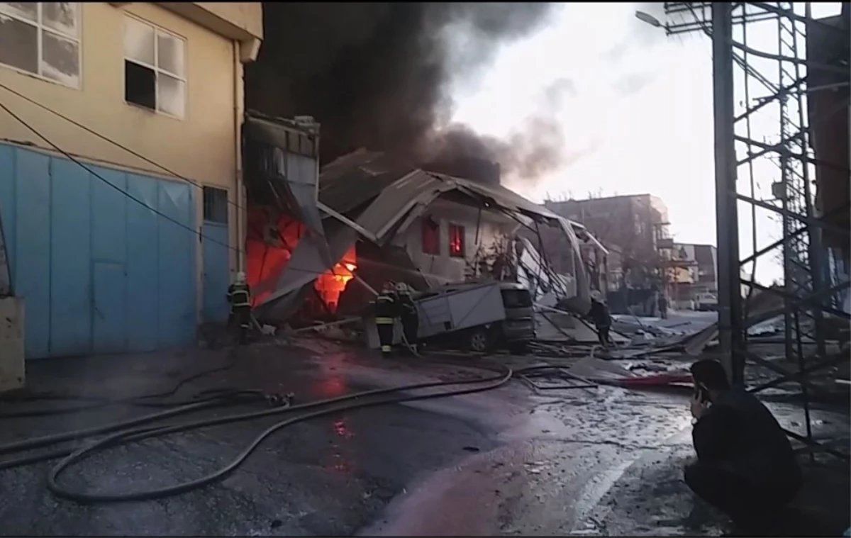 Gaziantep Sanayi Sitesinde Büyük Yangın
