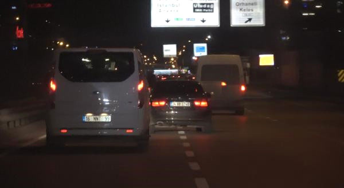 Magandaların Trafiği Birbirine Kattığı Anlar Kamerada