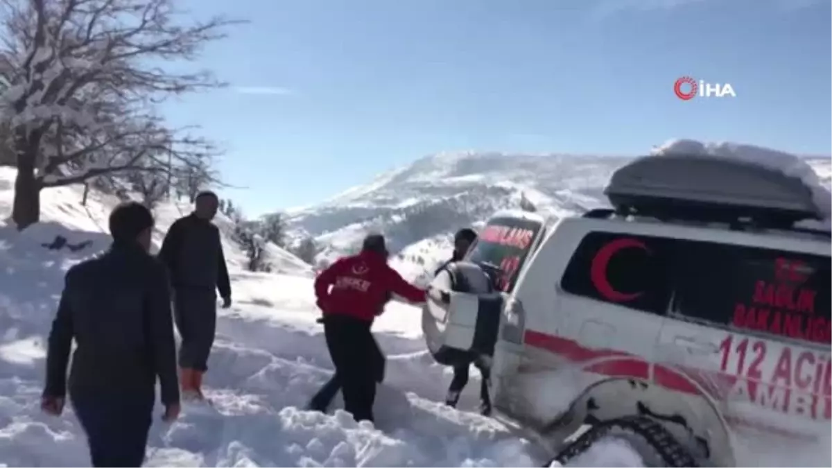 Nisa Bebek, Paletli Ambulansla Hastaneye Yetiştirildi