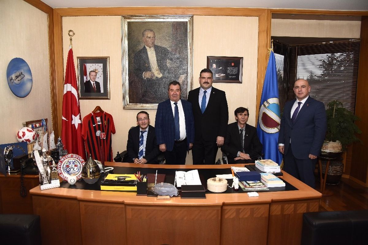 Rektör Çomaklı\'ya Ziyaretler
