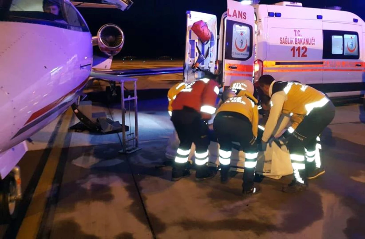 Soba Patlamasında Yaralanan 2 Kişi Ambulans Uçakla İzmir\'e Gönderildi