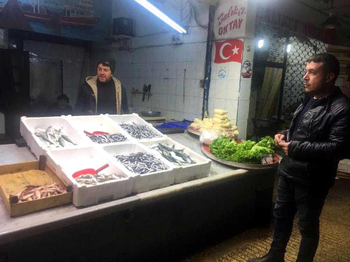 Soğuk Havada Balık Tezgahları Boş Kaldı