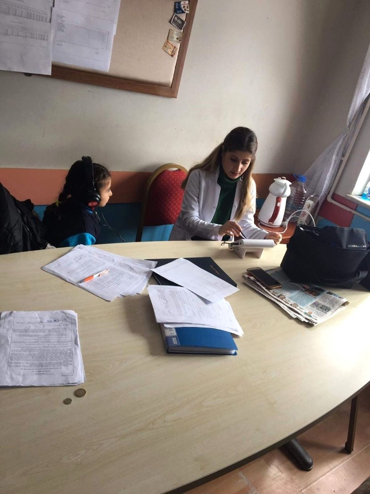 Tutak\'ta Öğrencilere İşitme Testi Yapıldı