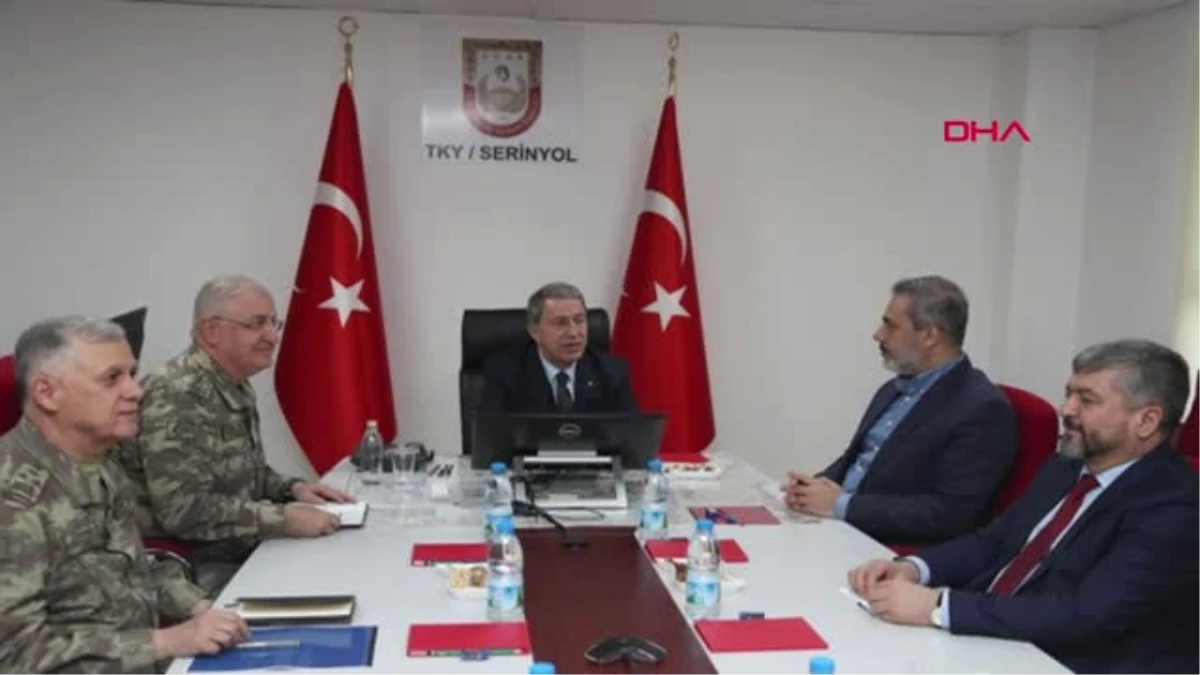 Bakan Akar, Genelkurmay Başkanı Güler ve MİT Müsteşarı Fidan Hatay\'da Toplantı Yaptı