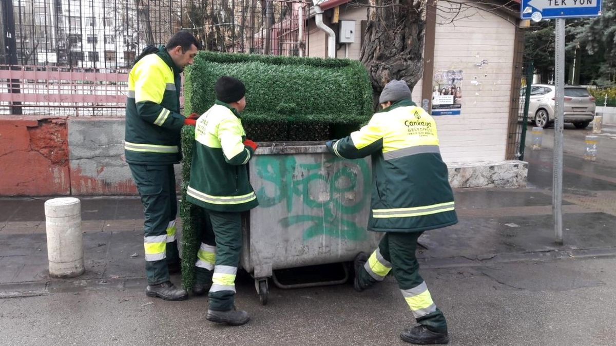 Çankaya\'da 518 Bin Ton Çöp Toplandı