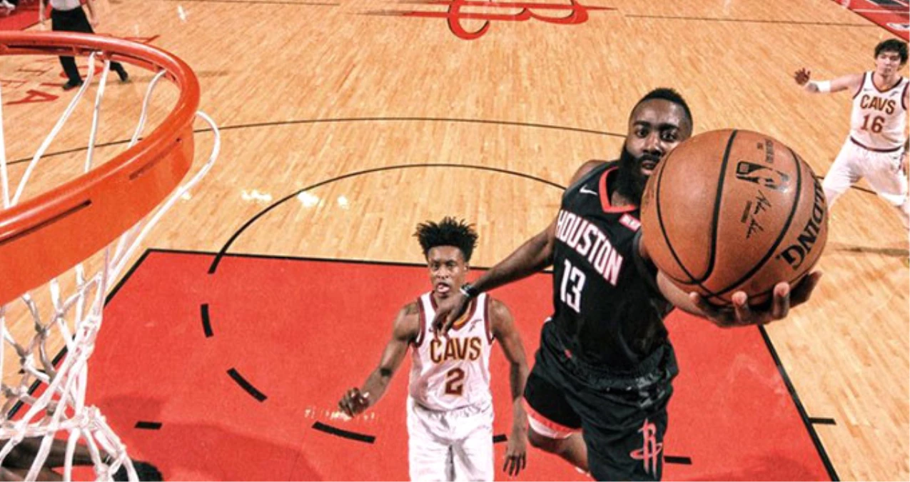 Houston Rockets, James Harden\'ın Müthiş Performansıyla Cleveland\'ı Devirdi