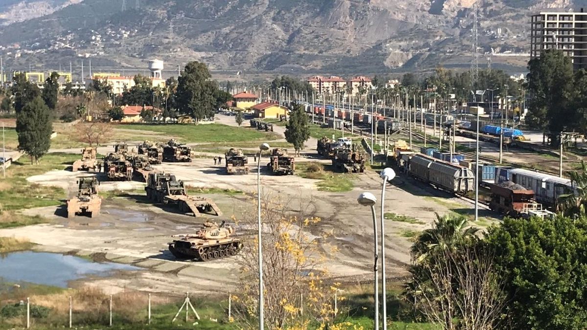 İskenderun Garında Askeri Hareketlilik