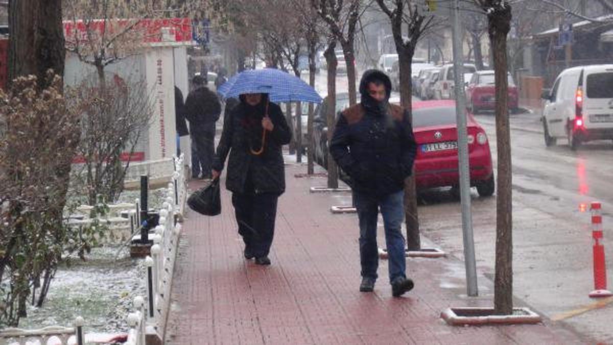 Keşan\'da Kar Yağışı