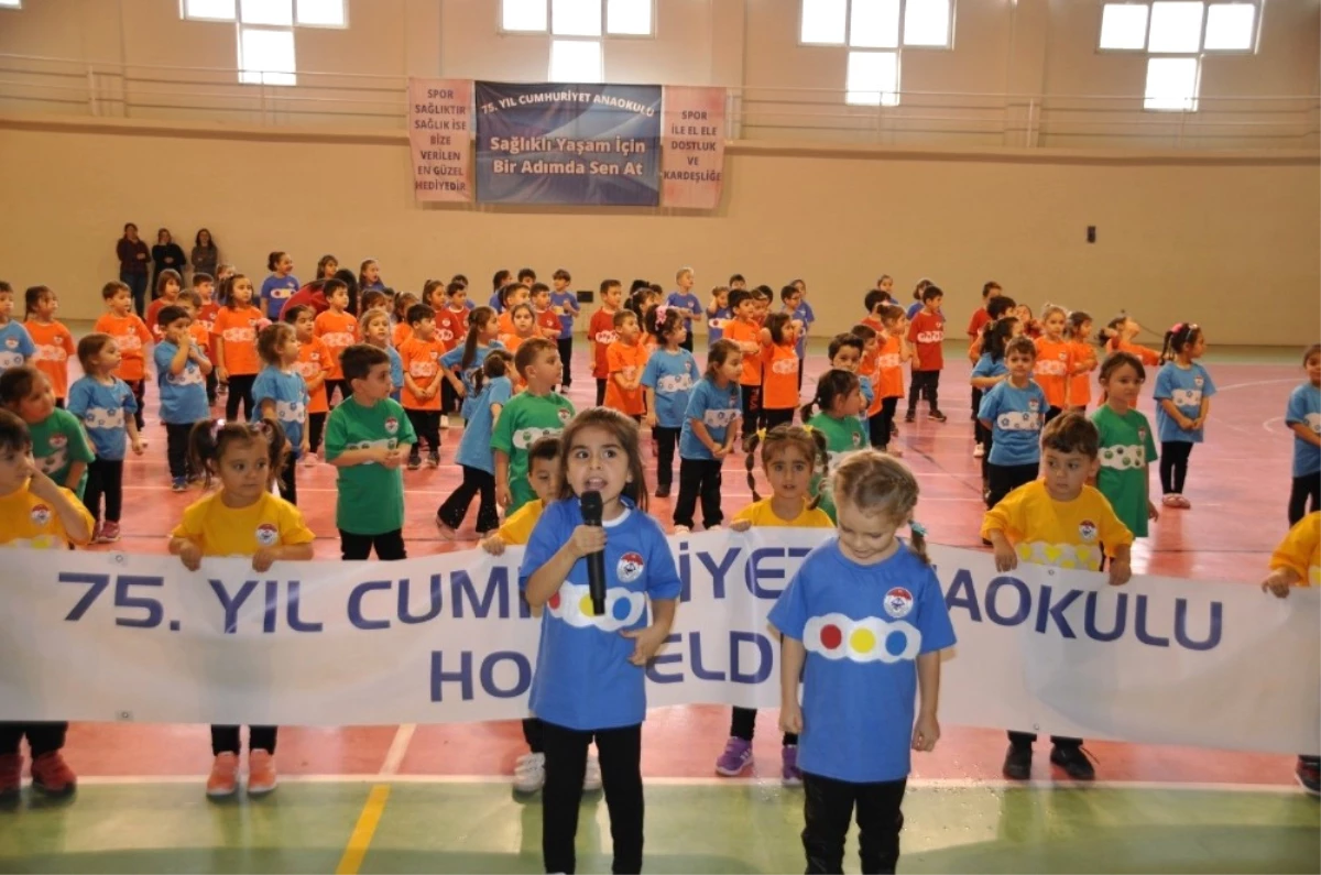 Minik Öğrencilere Spor Sevdiriliyor