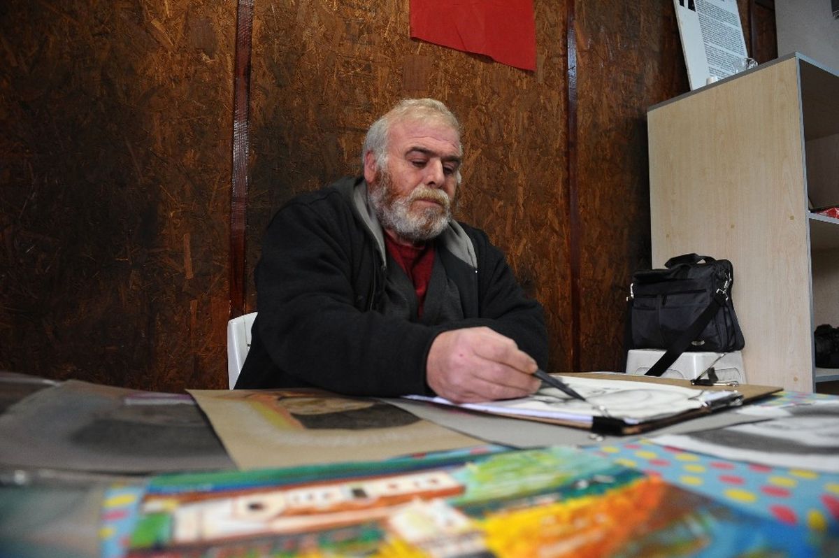 Özel ) Barınma Evinde Kalan Ressam Özuyanık Açıklaması