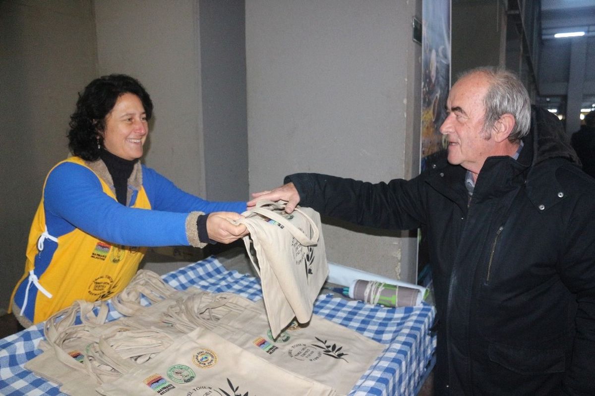 Cam Şişe veya Kavanoz Getirene Bez Torba Hediye