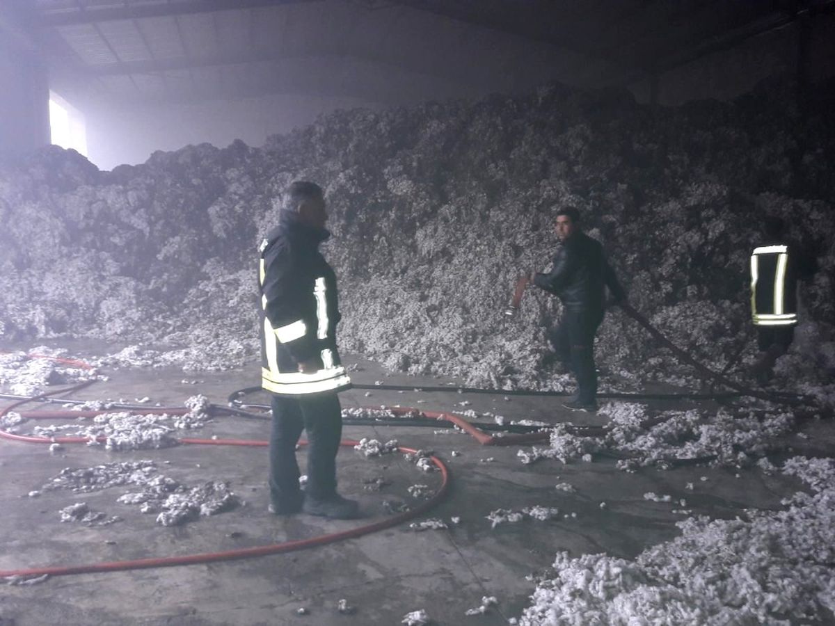 Çırçır Fabrikasında Çıkan Yangın Korkuttu