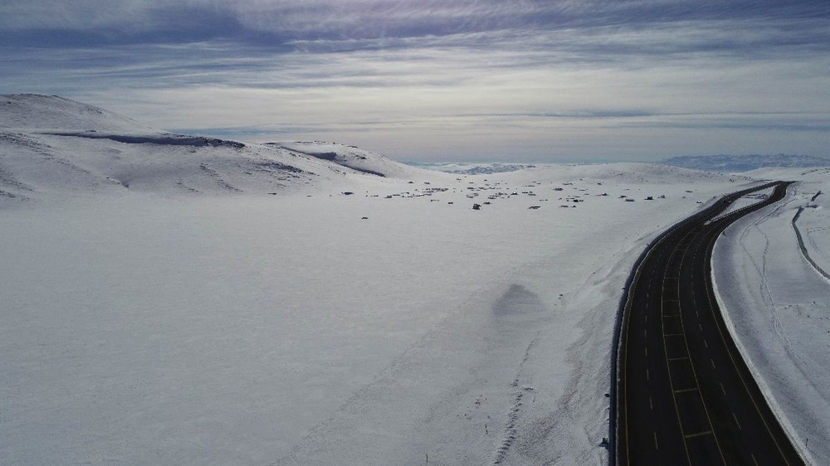 Kayseri\'de Göller Buz Tuttu