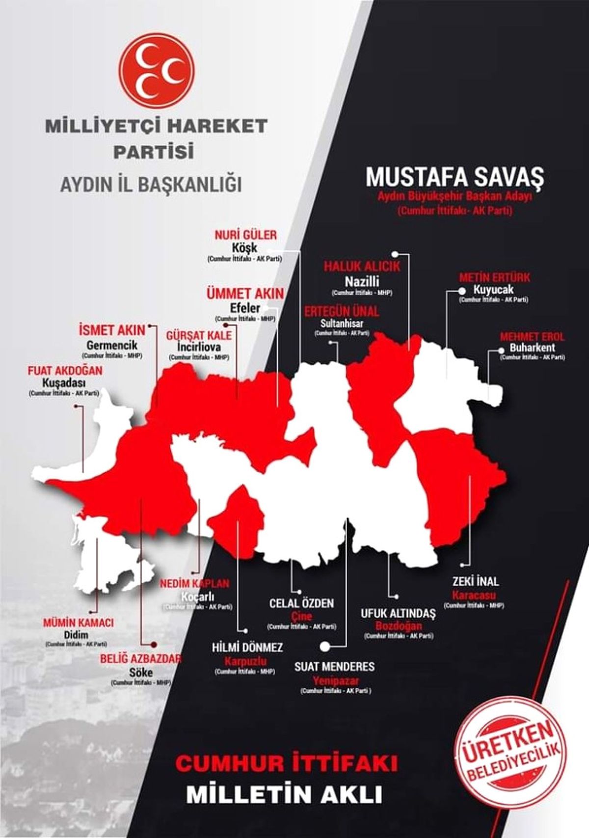 MHP İl Başkanı Pehlivan, "Zafer Cumhur İttifakı\'nın Olacak"