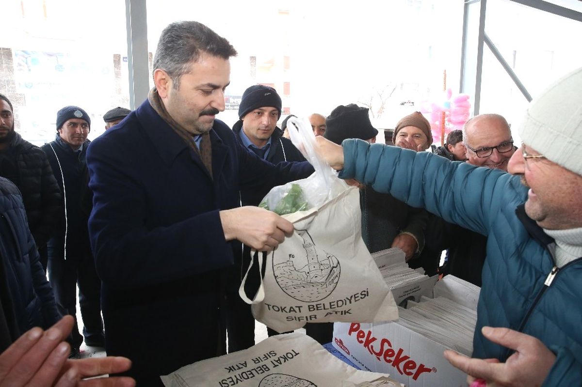Tokat\'ta Bez Torba Dağıtımı Yapıldı