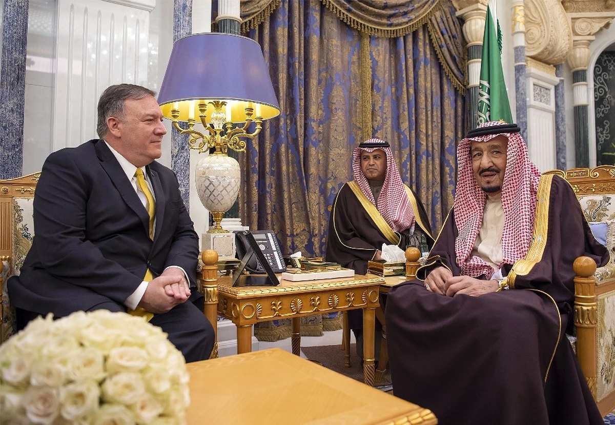 ABD Dışişleri Bakanı Pompeo, Suudi Arabistan Kralı Selman ile Görüştü