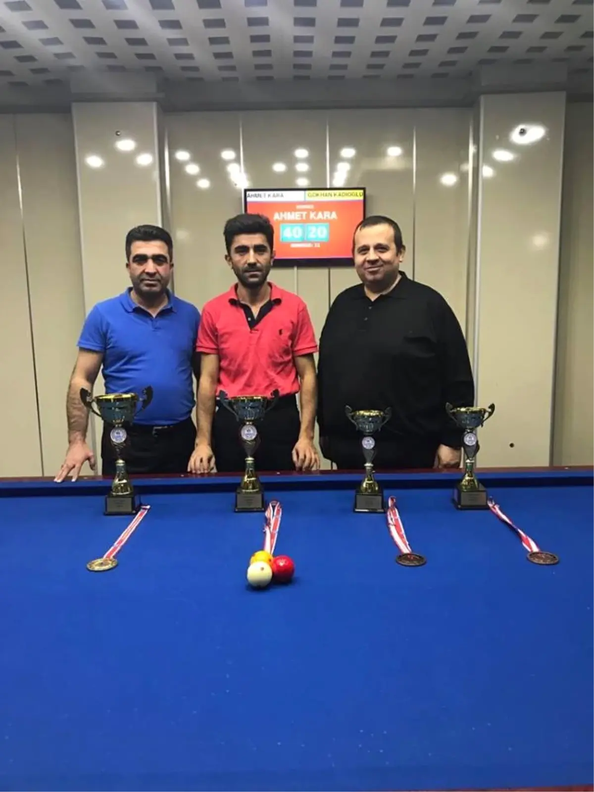 Bilardo İl Birinciliği Tamamlandı