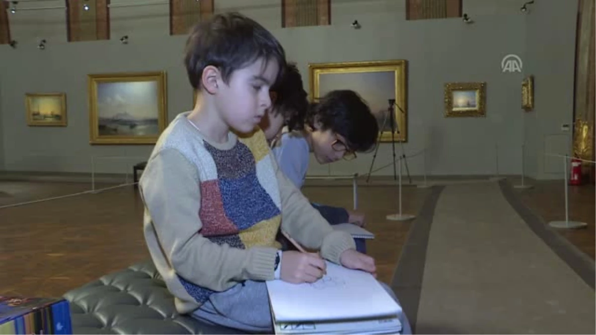 Çocukların Ayvazovski Tablolarına Karşı Resim Keyfi (2)