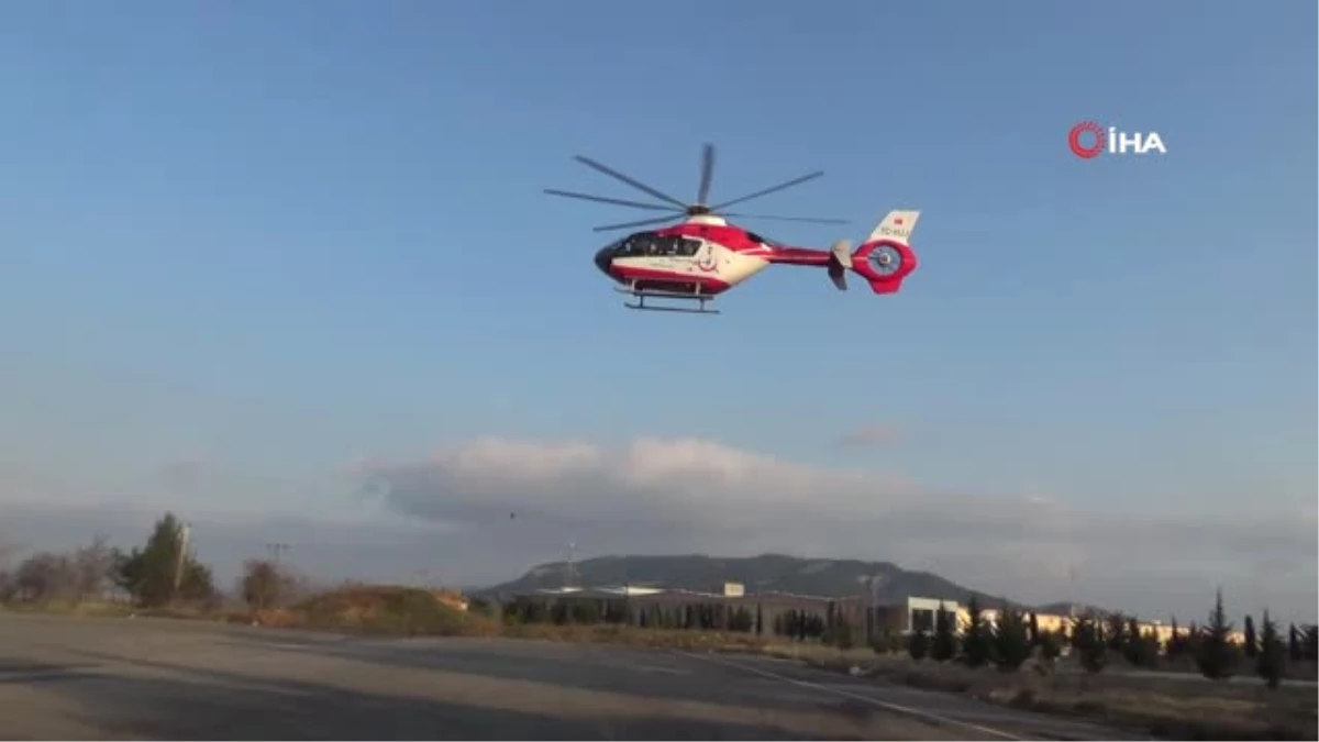 Helikopter Akciğer Hastası İçin Havalandı