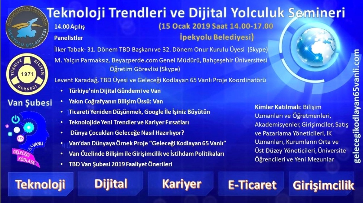 İpekyolu Belediyesinden \'Teknoloji Trendleri ve Dijital Yolculuk\' Semineri