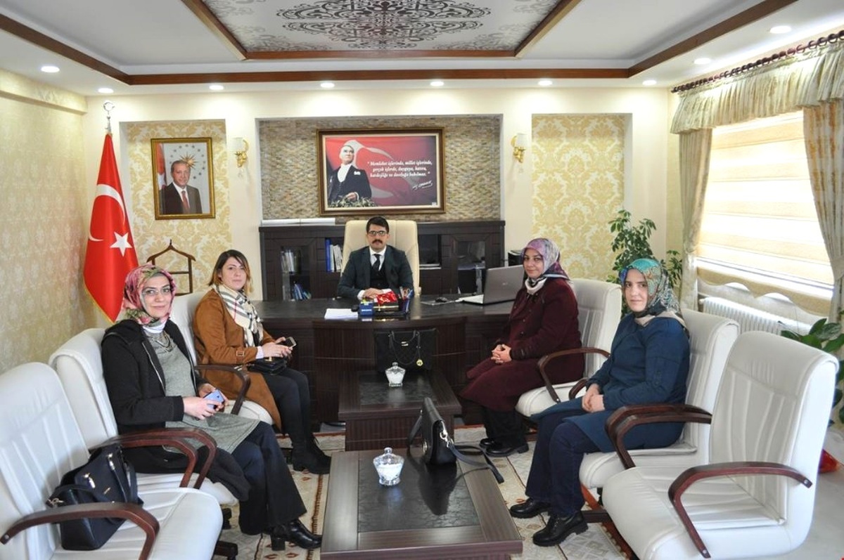 Kadem\'den Kaymakam Coşkun\'a Ziyaret