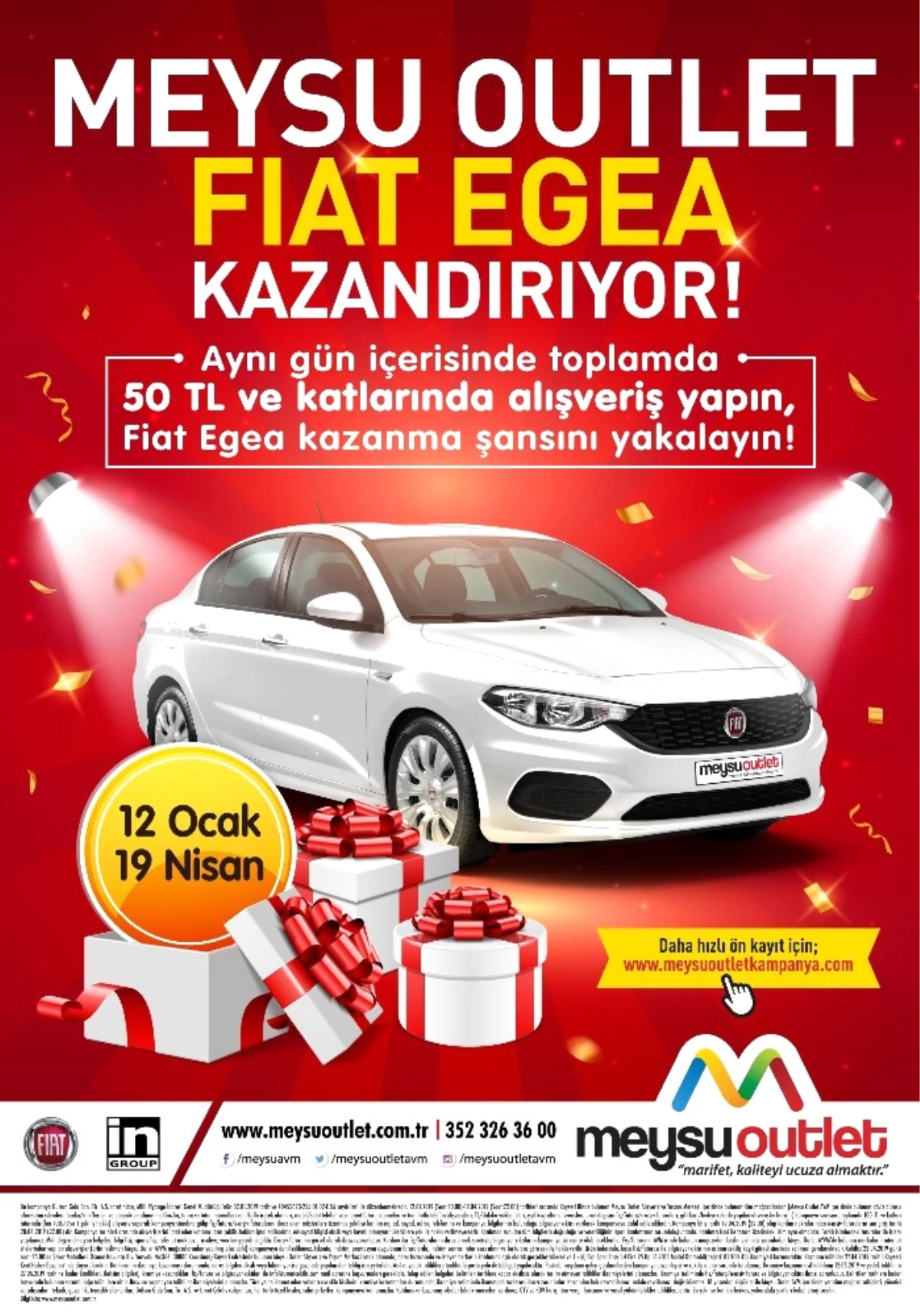 Meysu Outlet\'ten Otomobil Kazanma Şansı