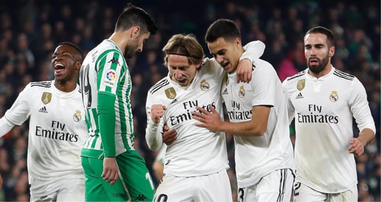 Real Madrid, Real Betis\'i Yenerek 3 Hafta Sonra Kazandı