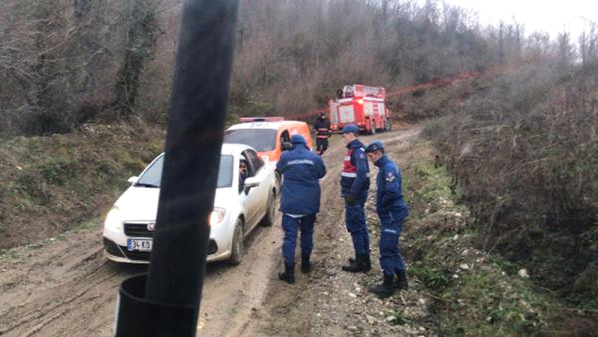 Sakarya\'da Doğal Gaz Hattında Patlama Sonrası Yangın (1)