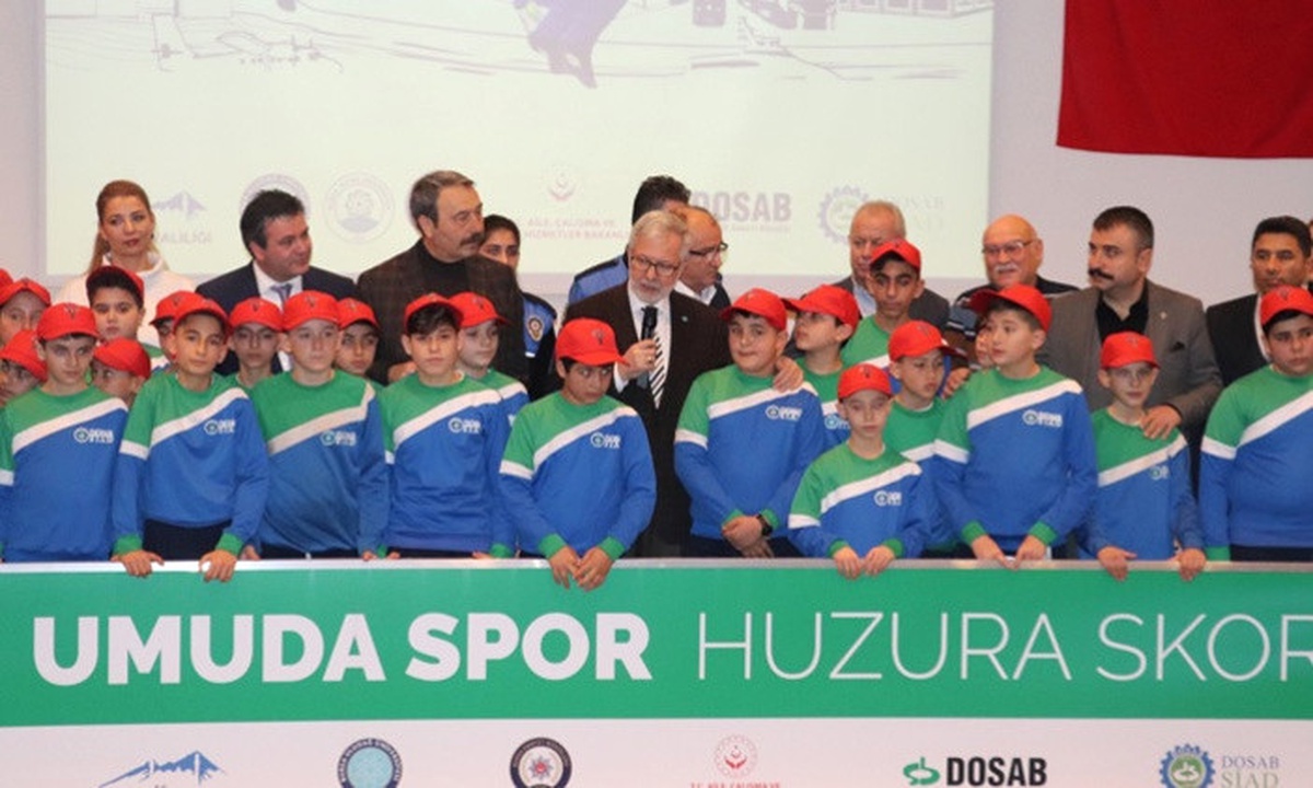 “Umuda Spor Huzura Skor”a bu dönem 76 öğrenci