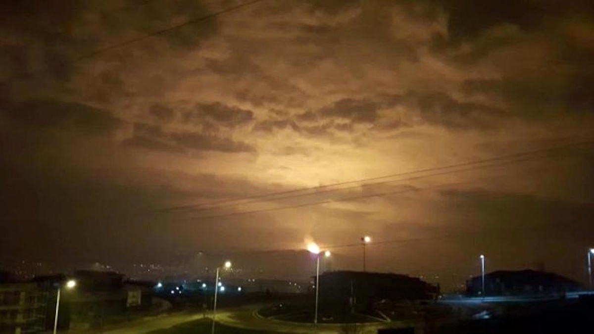 Video | Sakarya\'da Doğal Gaz Boru Hattında Patlama