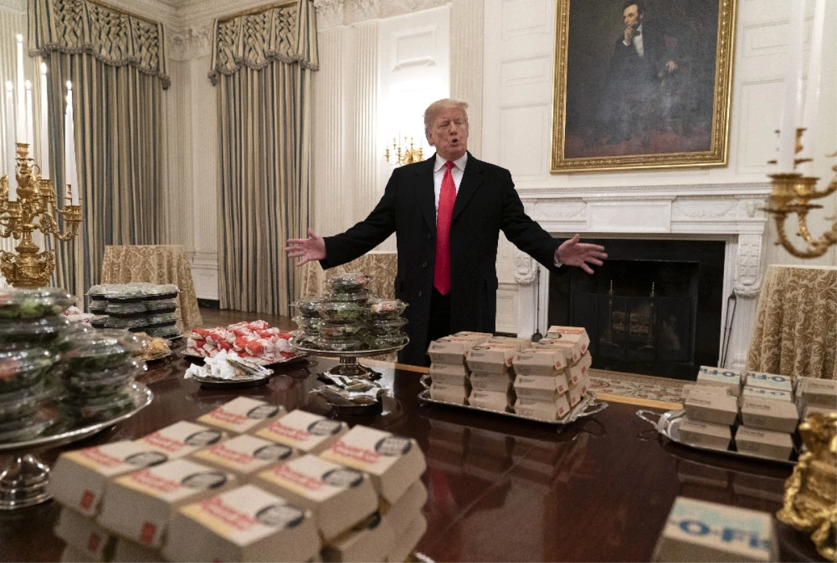 Beyaz Saray\'a Hamburger ve Pizza Sipariş Etti