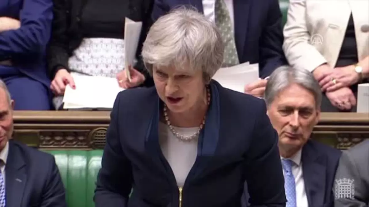 İngiliz Parlamentosu May\'in Brexit Anlaşmasını Reddetti - İngiltere Başbakanı Theresa May (2)