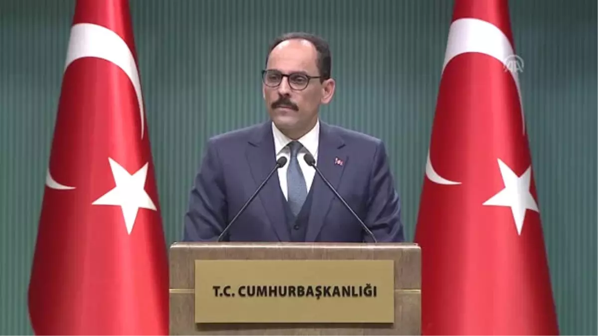 Kalın: "Bizim İçin S-400 Alımı ile Patriot Füzelerinin Alınması Arasında Hiçbir İlliyet İlişkisi...