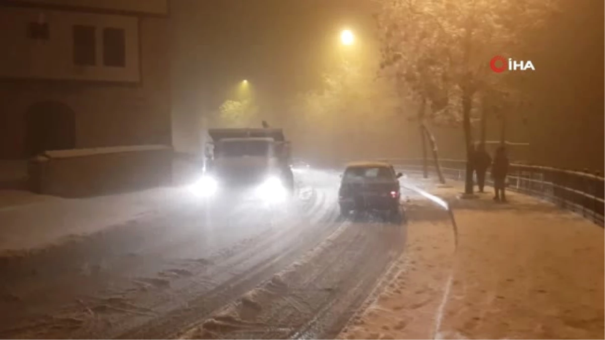 Karabük\'te Kar Yağışı Hayatı Olumsuz Etkiledi