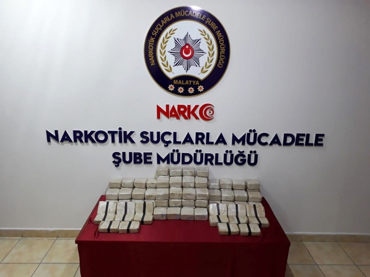 Otobüste 58 Kilo Eroin Ele Geçirildi