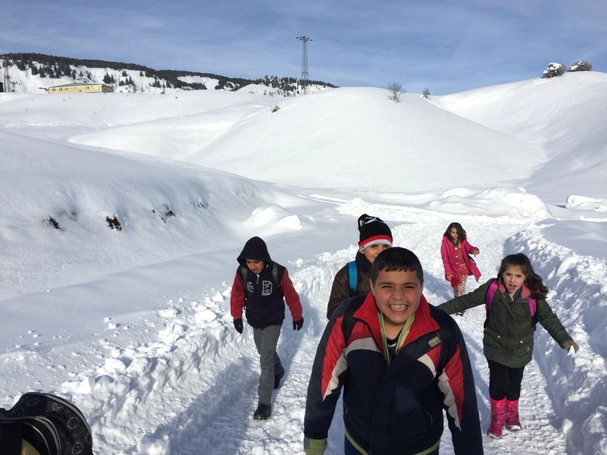 Sincik\'te Okullar Tatil Edildi