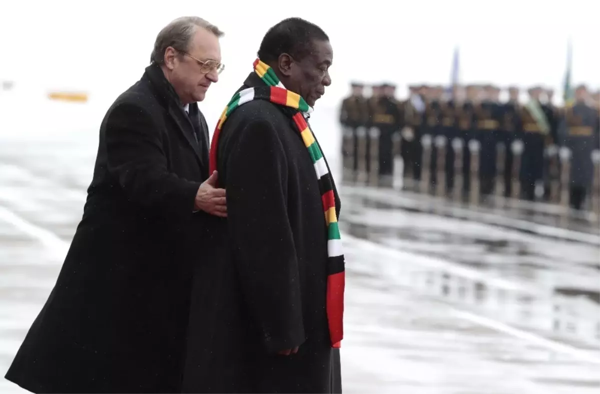 Zimbabve Devlet Başkanı Mnangagwa Rusya\'da