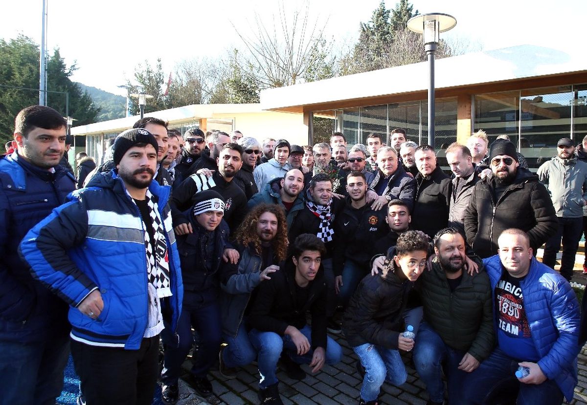 Beşiktaş\'a Taraftar Morali