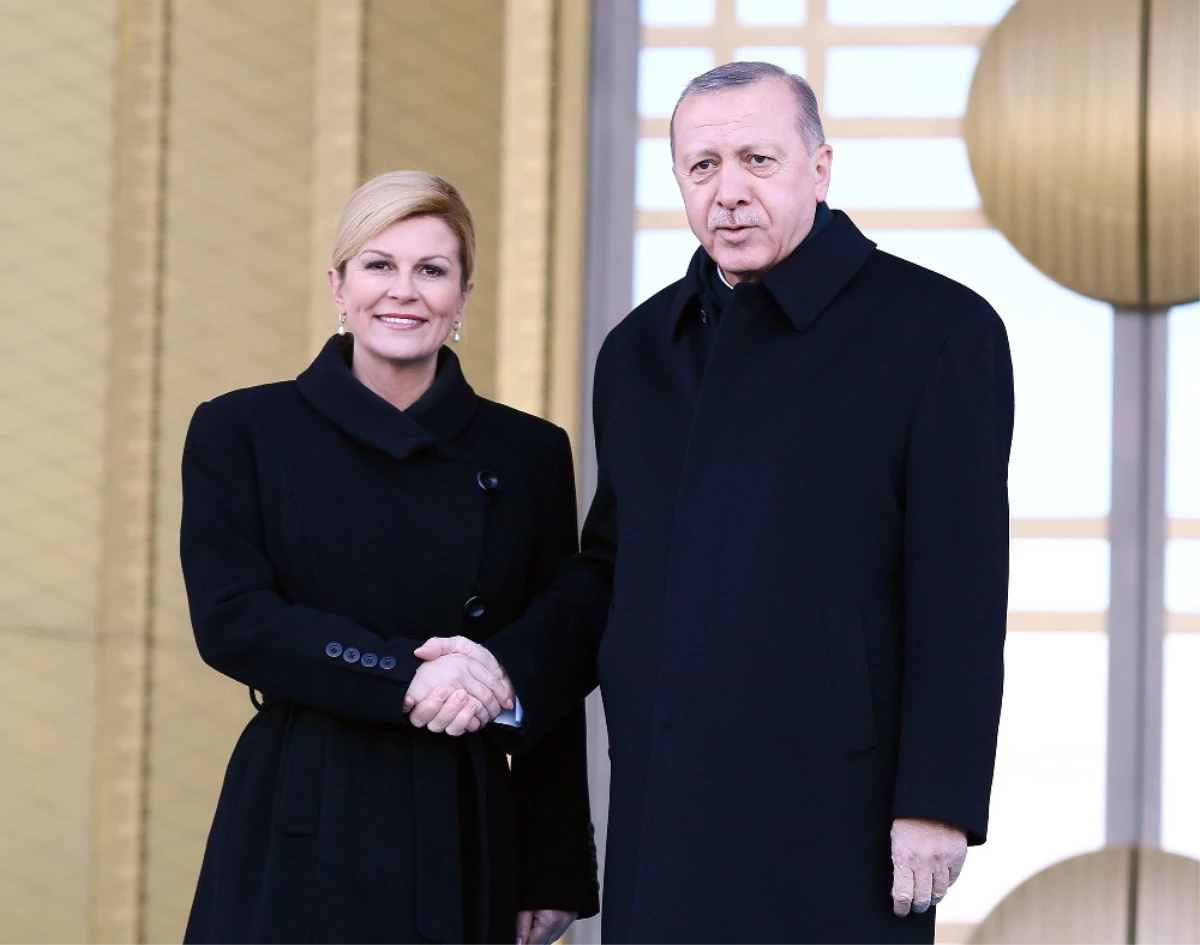 Erdoğan, Kitaroviç\'i Resmi Tören ile Karşıladı