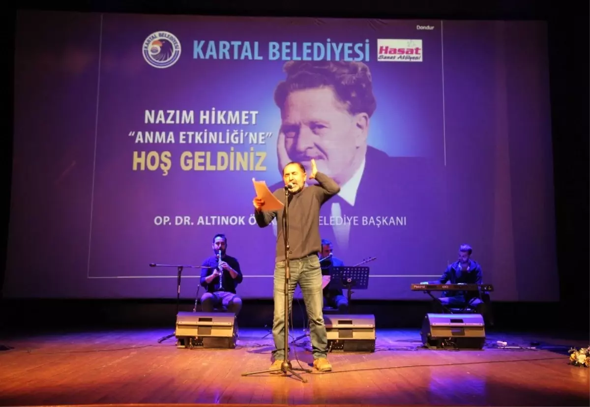 Kartal\'da Nazım Hikmet 117\'nci Doğum Gününde Şiirlerle Anıldı